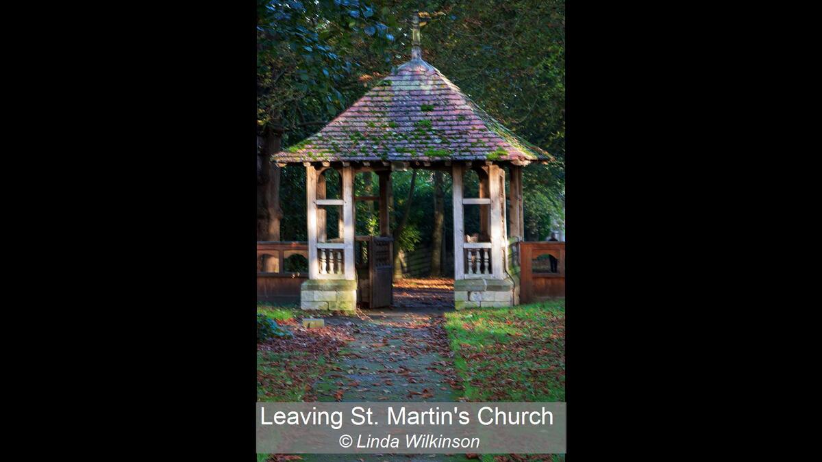 Leaving St. Martin's Church